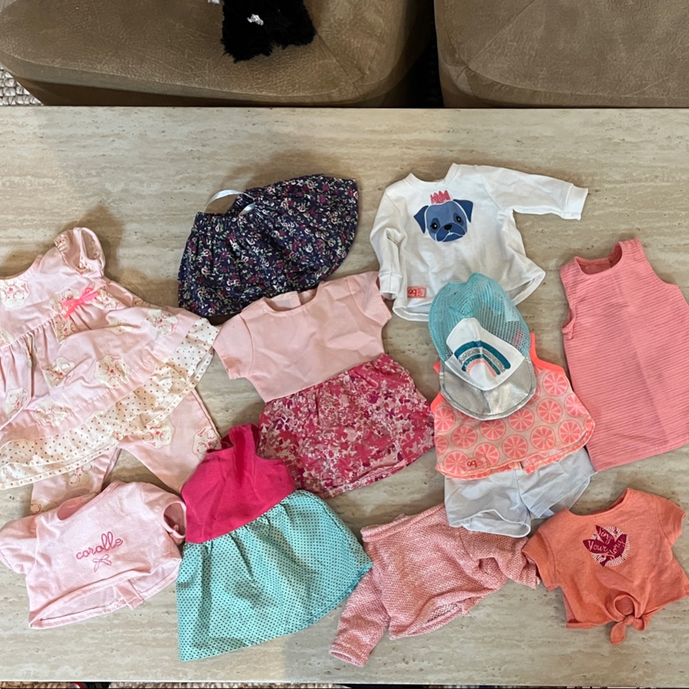 Adorable Our Generation Girl Clothing Bundle fits American Girl dolls